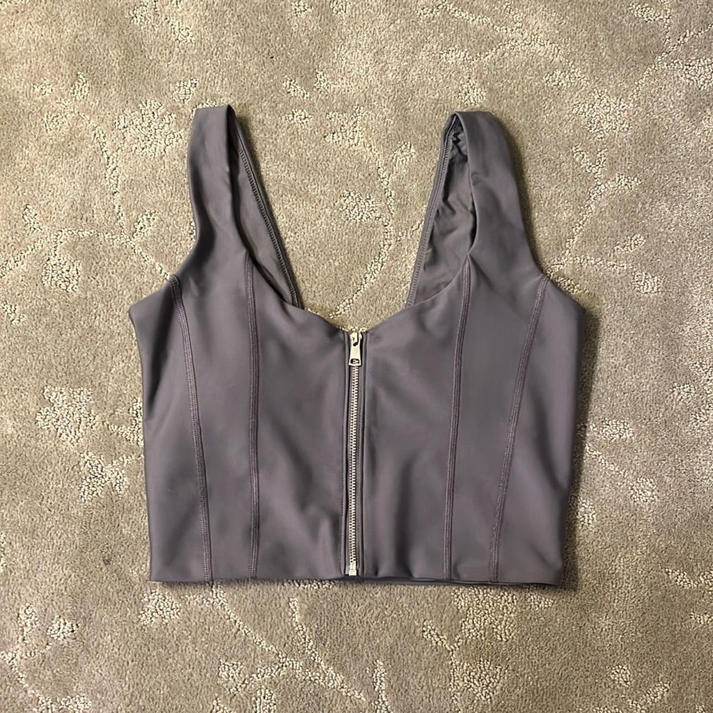 Abercrombie & Fitch Charcoal Sports Bra And Leggings Set